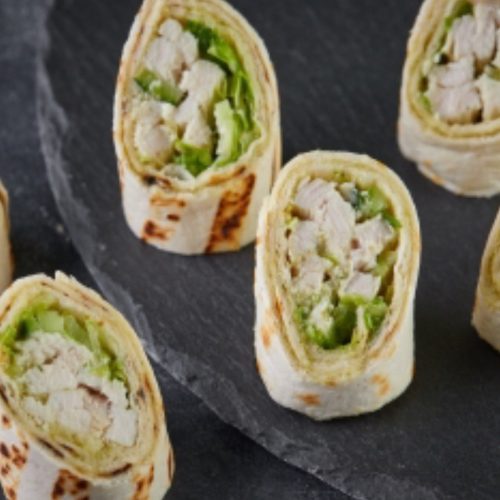 Тортилья ролл с цыплёнком и овощами